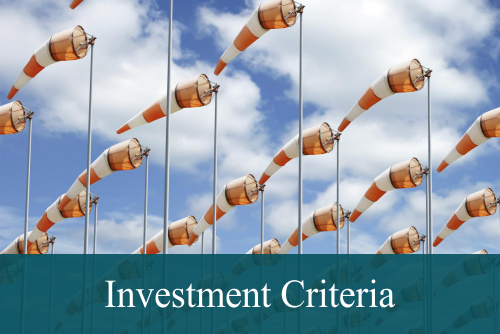 Investment Criteria